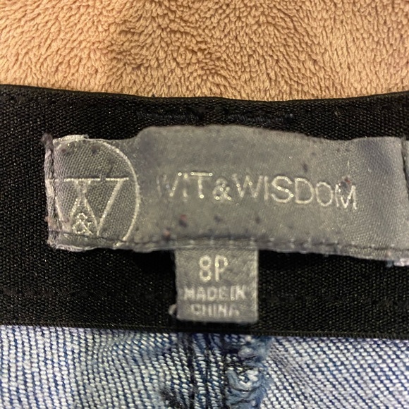 Wit & Wisdom Blue Straight Leg Jeans - Picture 4 of 8